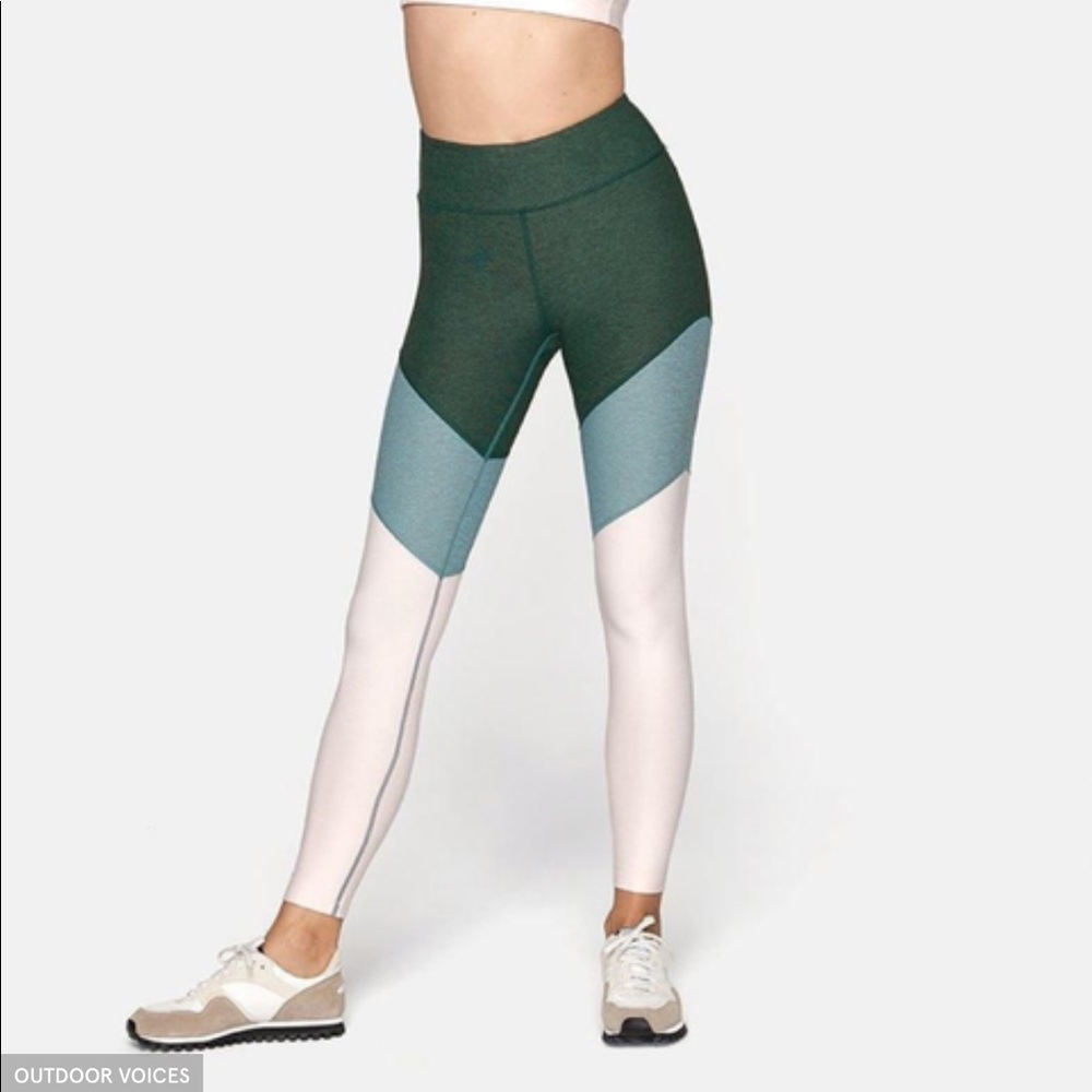 Outdoor Voices Springs 7/8 Color block Leggings size XS